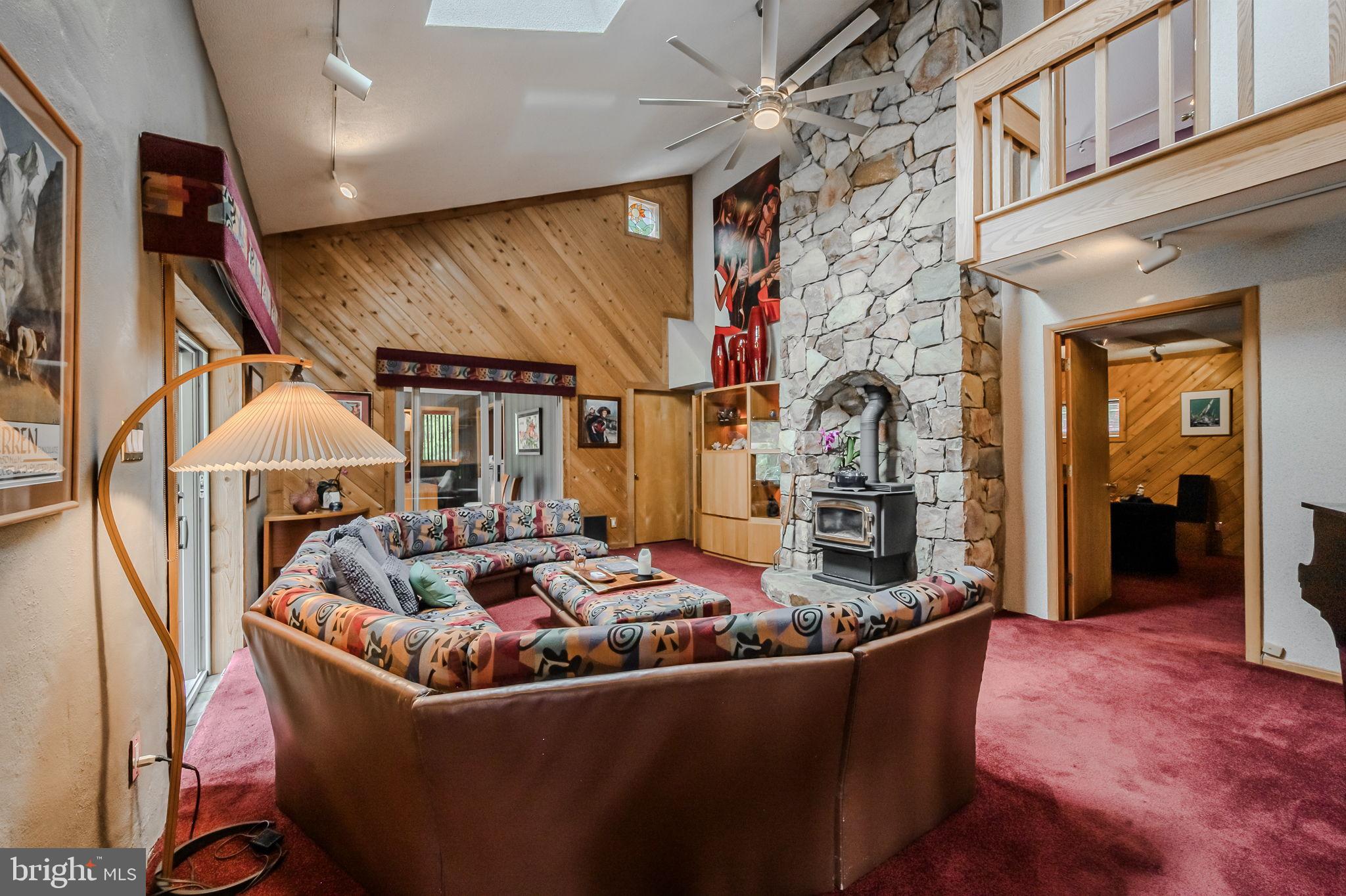 33 Morgan Hollow Way Landenberg, PA 19350 - Photo 19 of 60 Oak paneling, wood burning stove