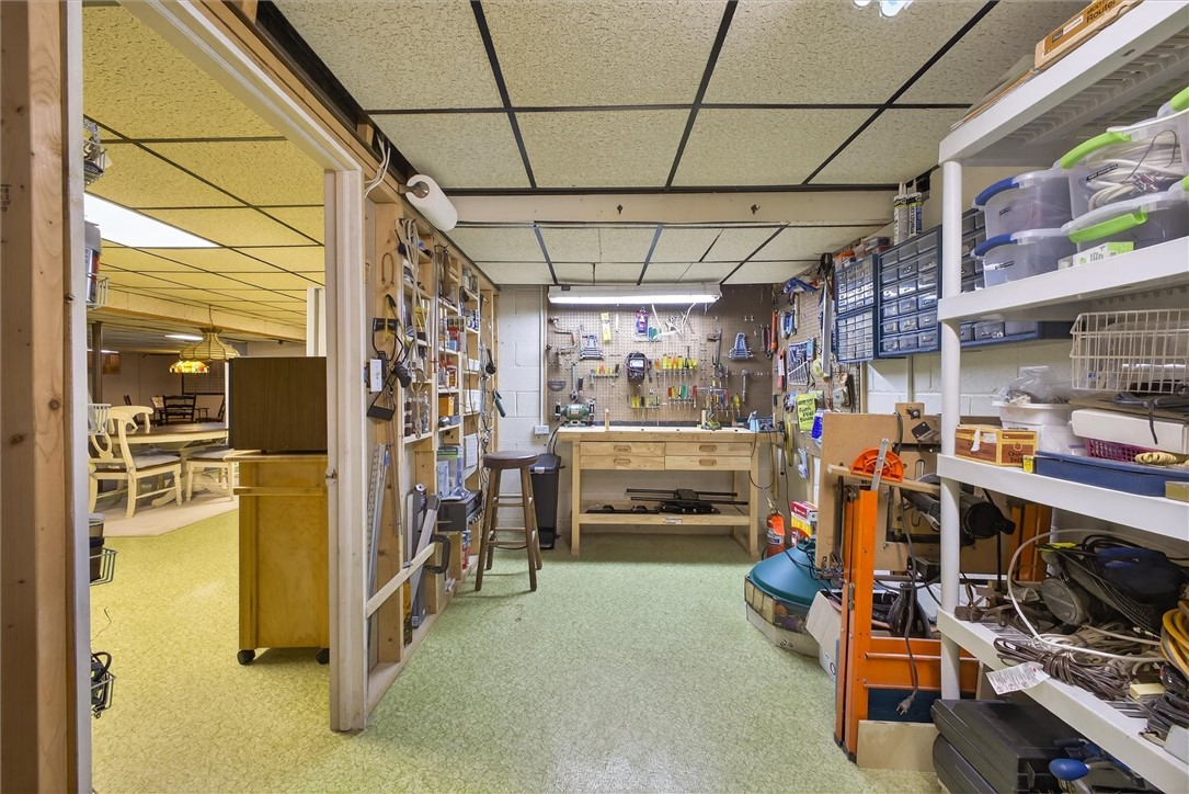 66 Rick Edge Circle Irondequoit, NY 14609 - Photo 31 of 42 Basement workroom