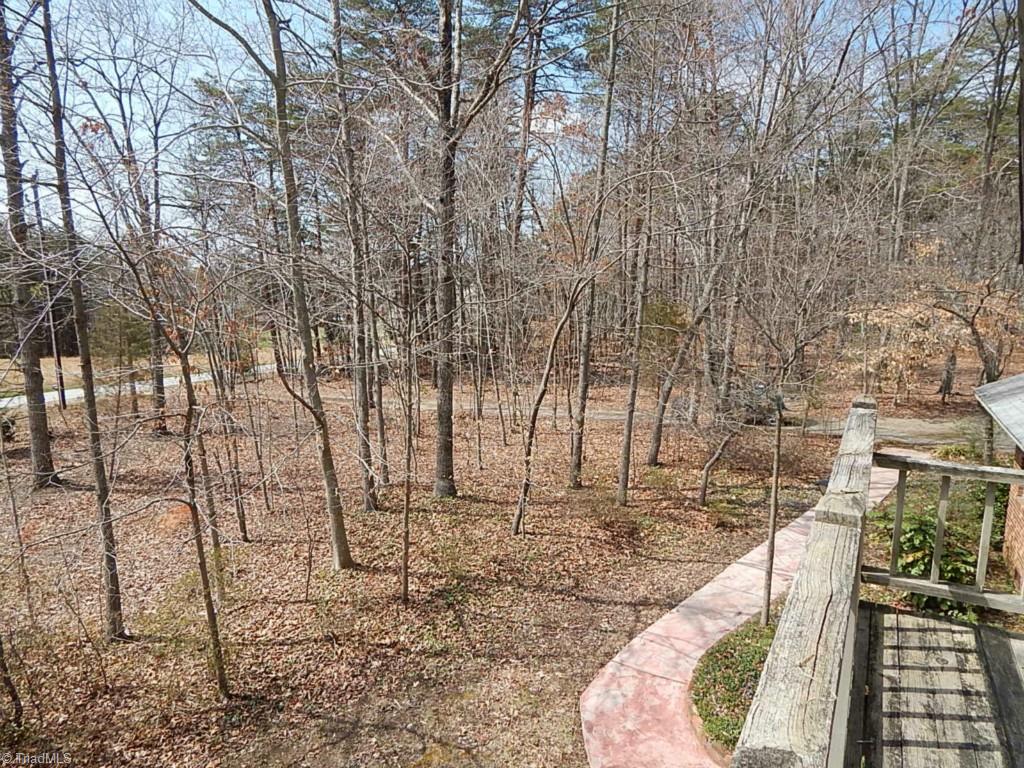 5736 Bunch Road Oak Ridge, NC 27310 - Photo 22 of 30 View of front yard from loft balcony