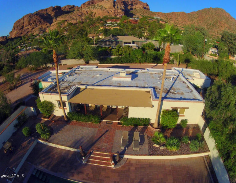 5111 North Camelhead Road Phoenix, AZ 85018 - Photo 5 of 34 Aerial rear property 1
