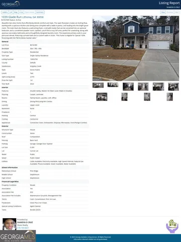 $410,000 | 1039 Glade Run, Lithonia, GA 30058