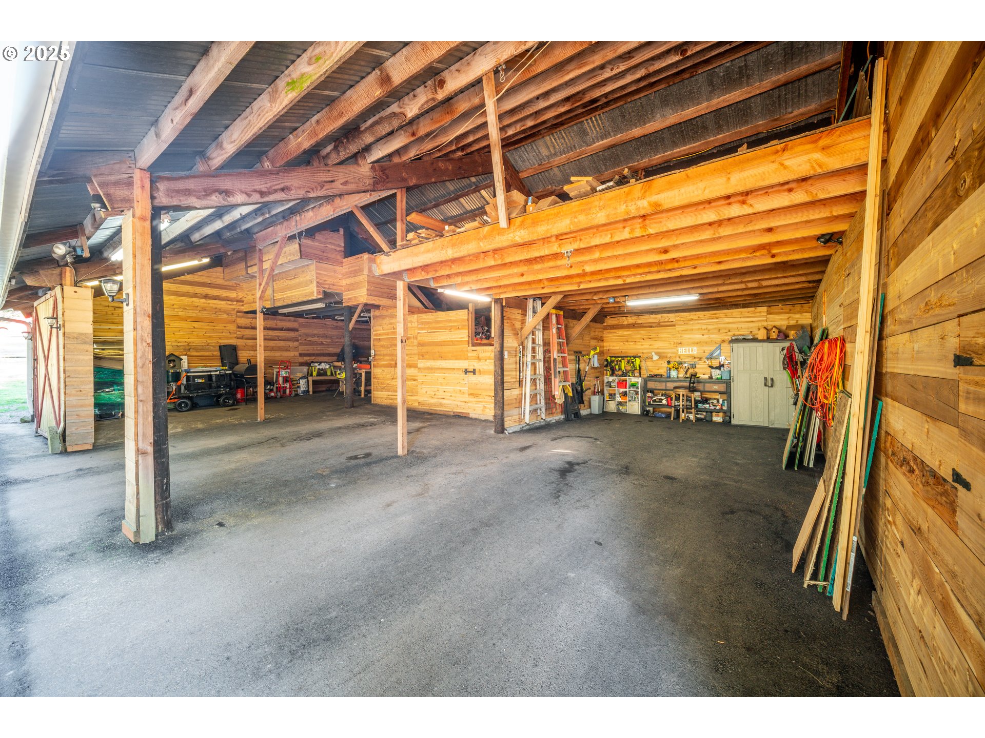 13505 Northeast Grantham Road La Center, WA 98629 - Photo 28 of 29 a view of a room with wooden walls
