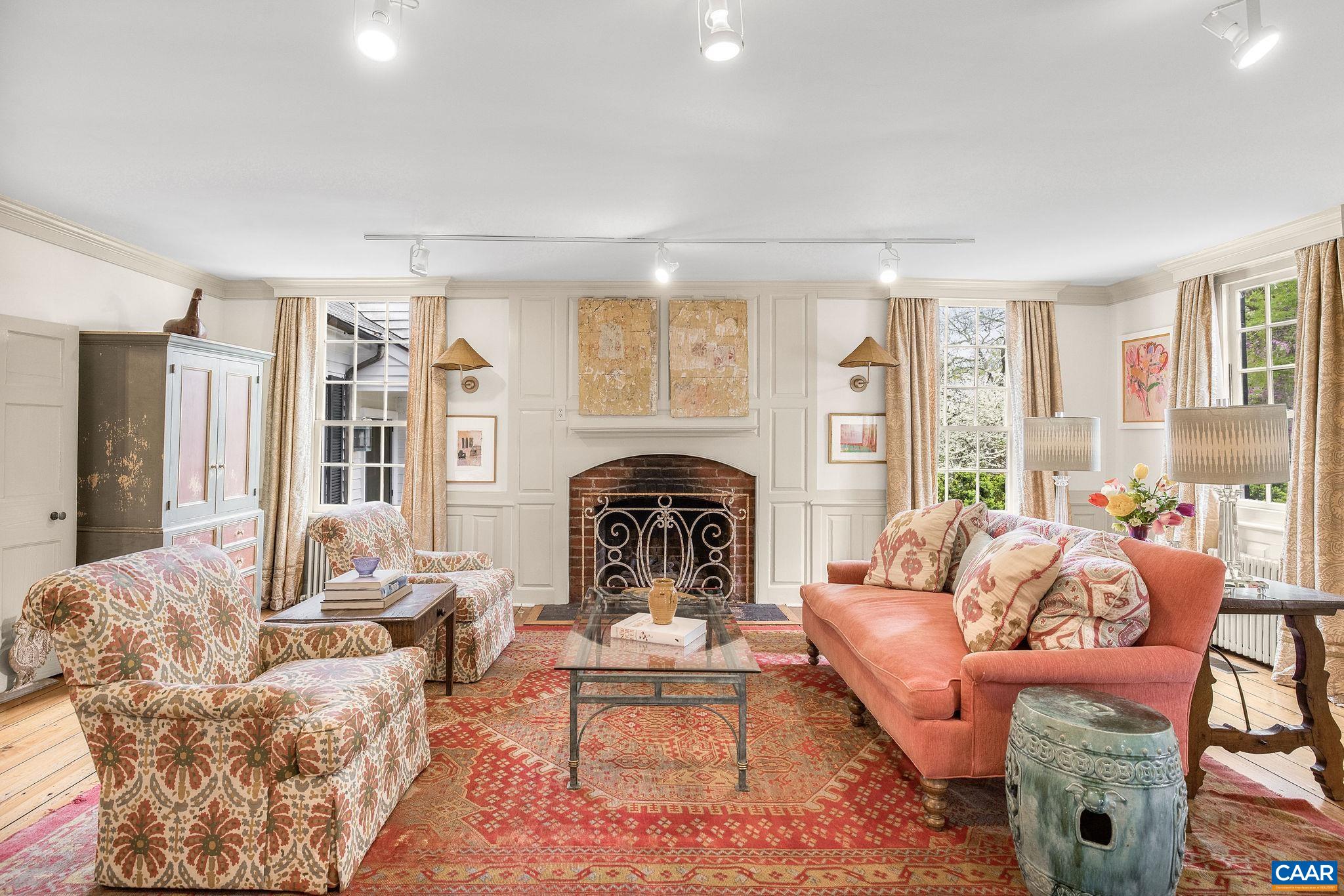 1985 Stony Point Road Charlottesville, VA 22911 - Photo 26 of 62 a living room with furniture fireplace and a large window