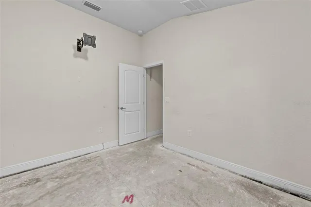 a view of an empty room