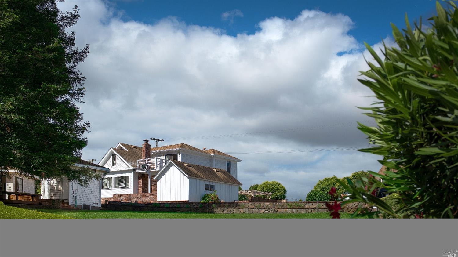 a view of house with garden