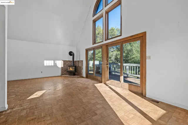 a view of an front door