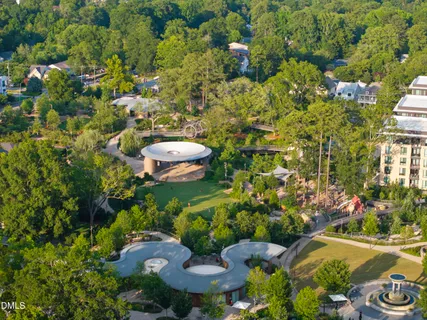 a view of city from balcony