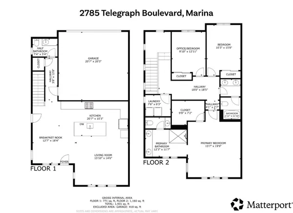 $987,000 | 2785 Telegraph Boulevard, Marina, CA 93933