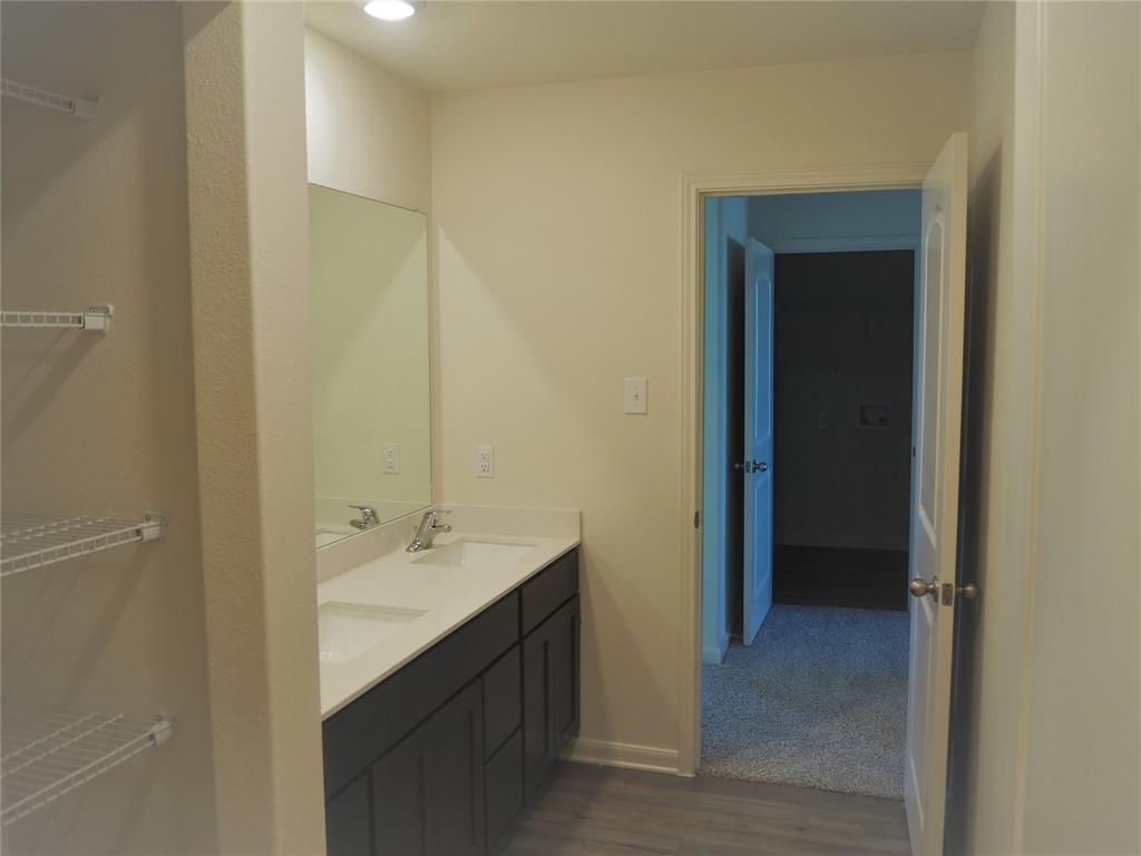 13612 Musselshell Drive Ponder, TX 76259 - Photo 36 of 39 a bathroom with a sink and a mirror