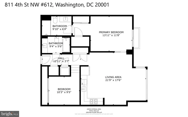 $599,000 | 811 4th Street Northwest, Unit 612, Washington, DC 20001