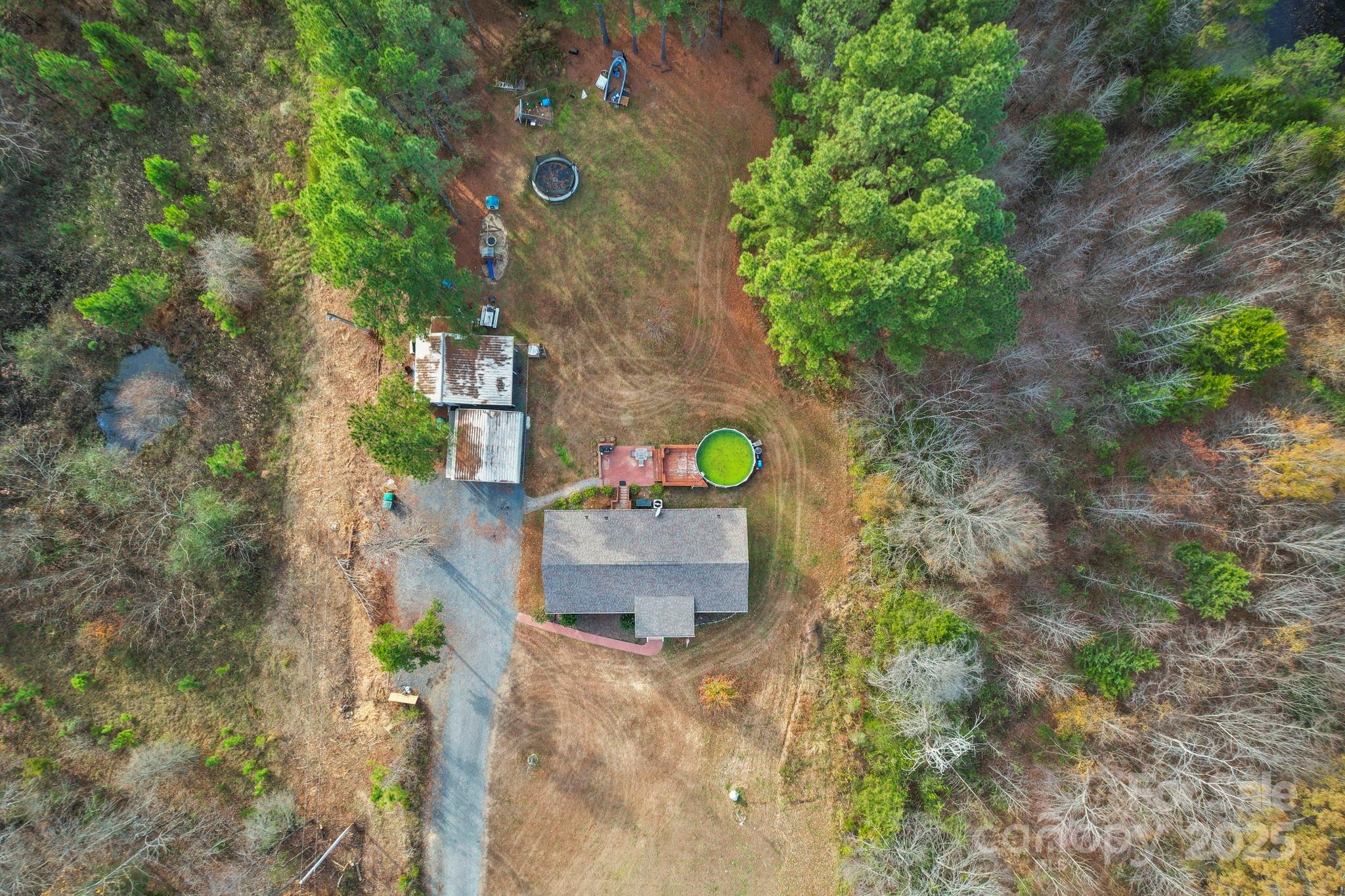 30291 C Red Hill Road Albemarle, NC 28001 - Photo 40 of 45 a aerial view of a house with a yard
