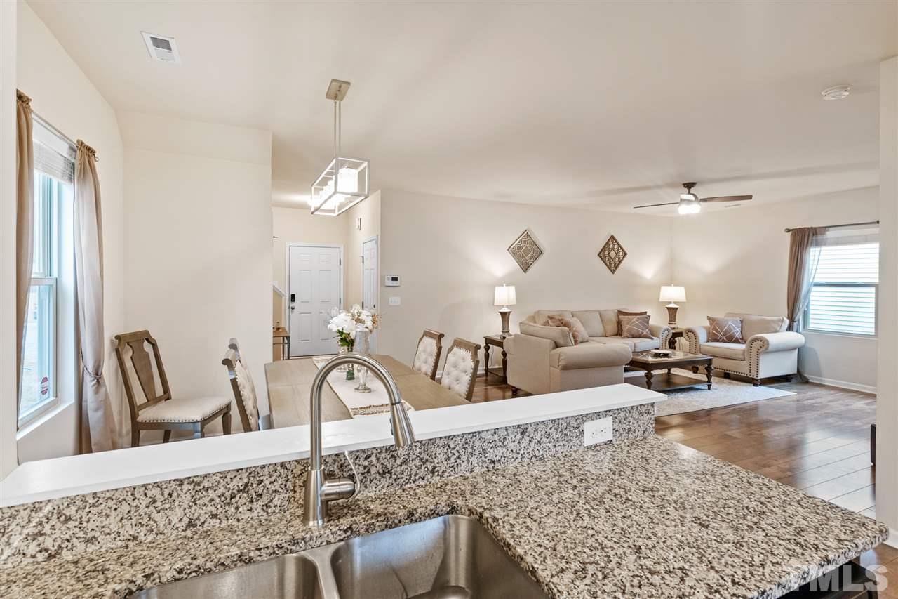 8151 Feldwig Place Raleigh, NC 27616 - Photo 8 of 28 View of Family Room and Dining Area