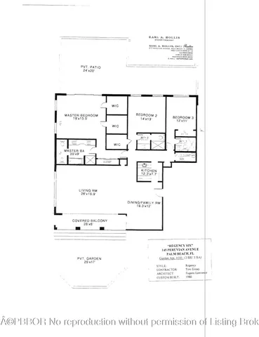 $6,700,000 | 145 Peruvian Avenue, Unit 101, Palm Beach, FL 33480
