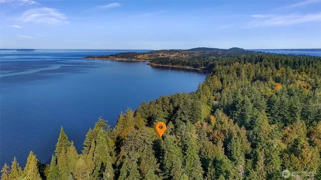 a view of a city with sunset view