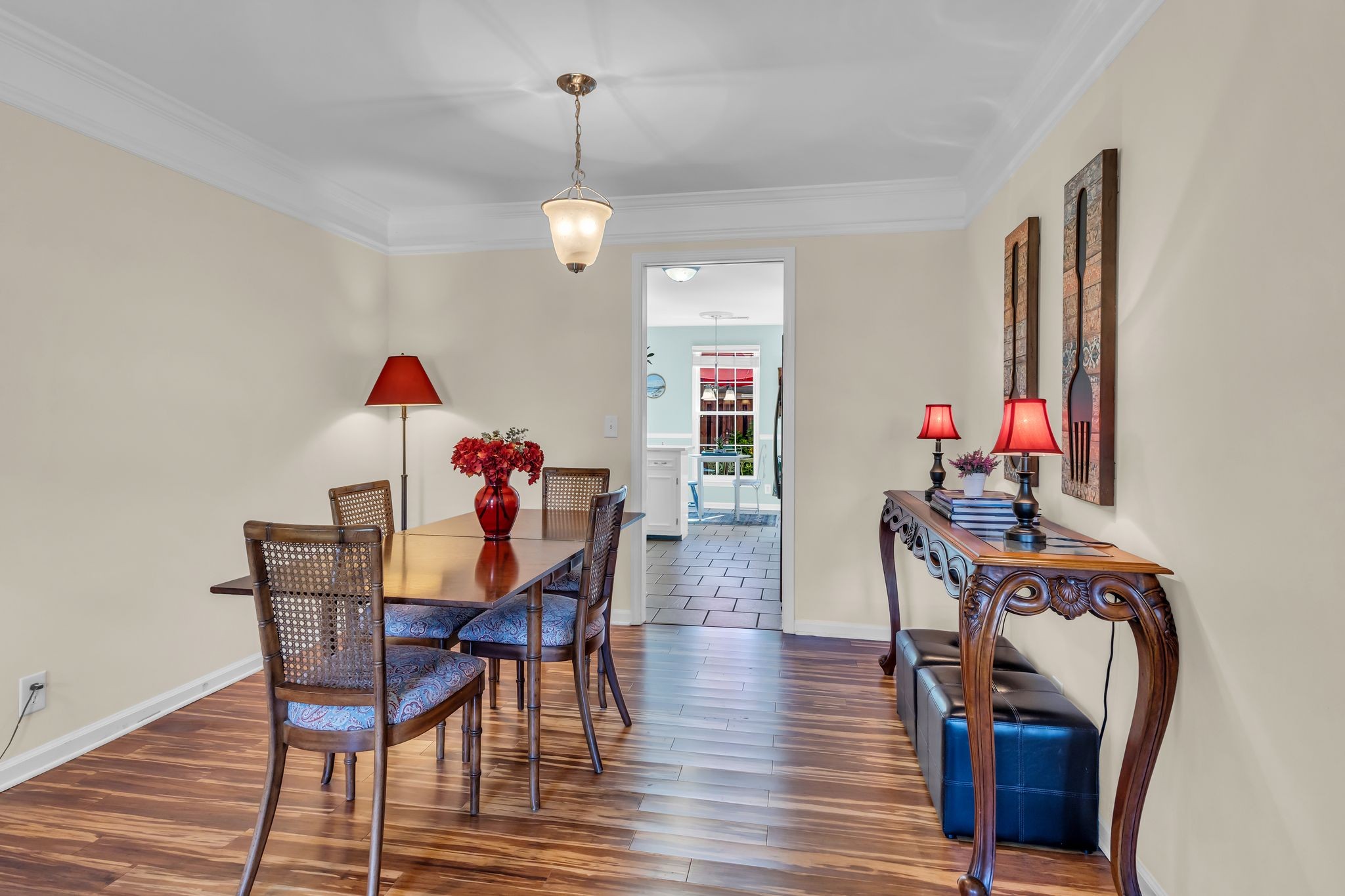 824 General George Patton Road Nashville, TN 37221 - Photo 11 of 35 a view of a dining room with furniture and wooden floor