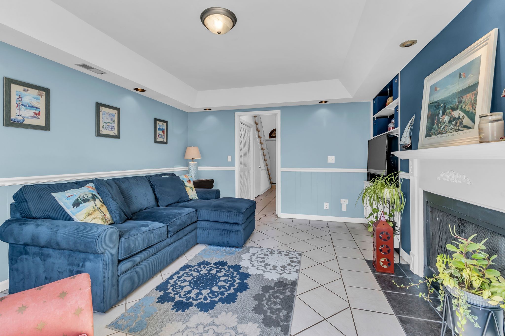 824 General George Patton Road Nashville, TN 37221 - Photo 13 of 35 a living room with furniture and a fireplace