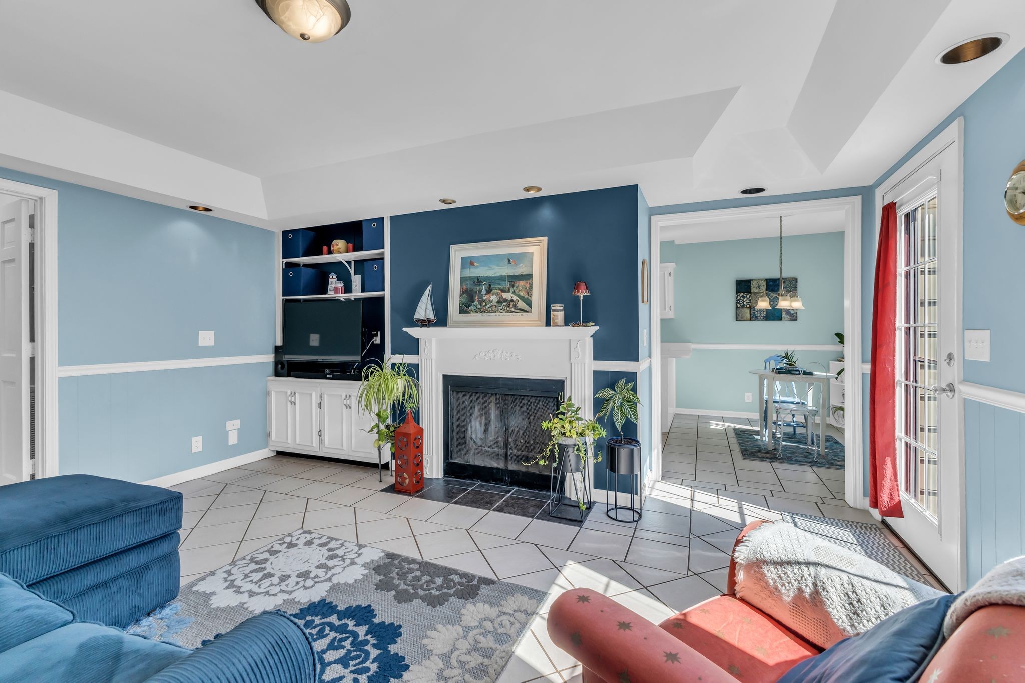 824 General George Patton Road Nashville, TN 37221 - Photo 14 of 35 a living room with furniture and a fireplace