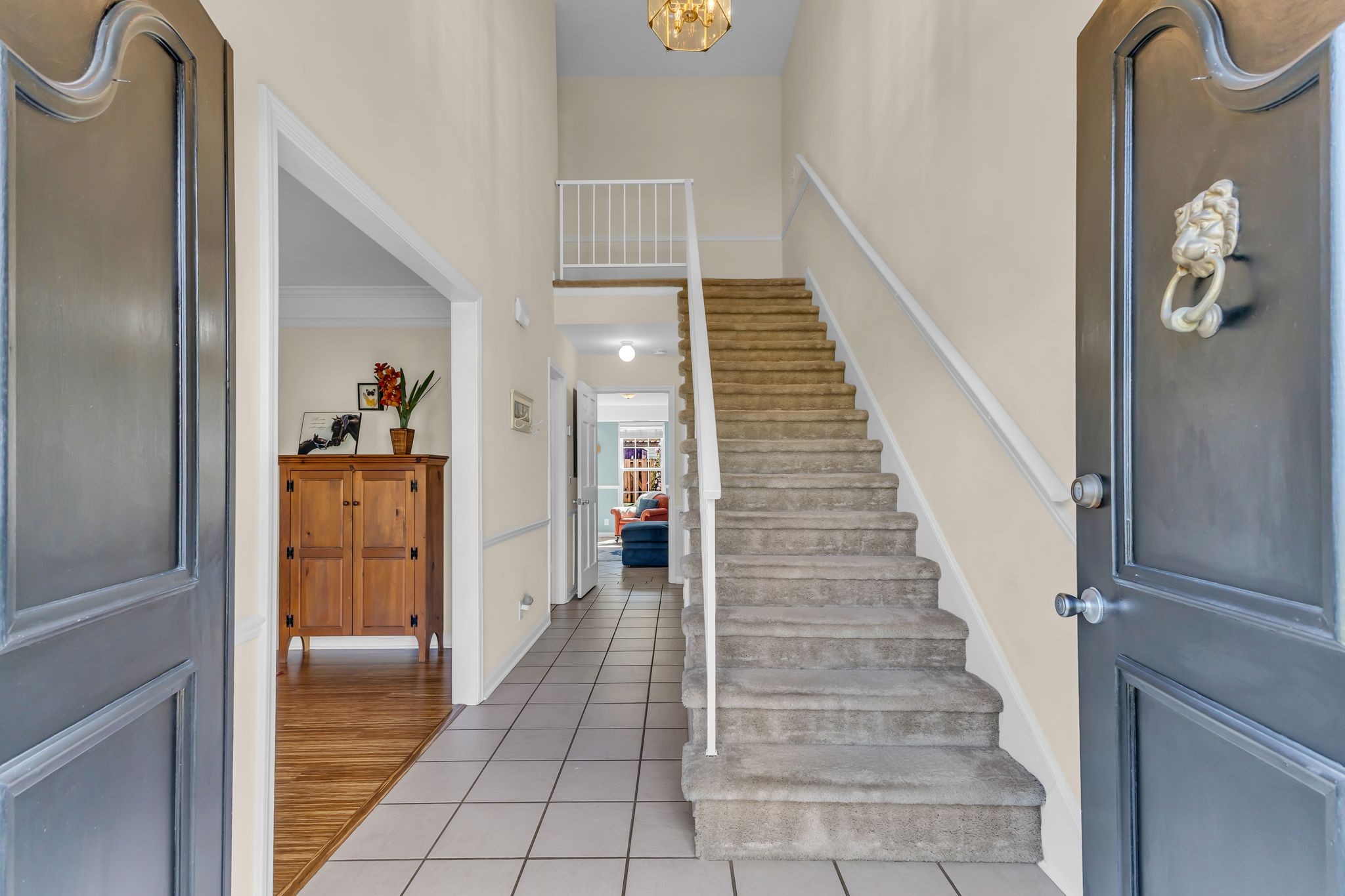 824 General George Patton Road Nashville, TN 37221 - Photo 6 of 35 a view of a hallway with entryway and stairs