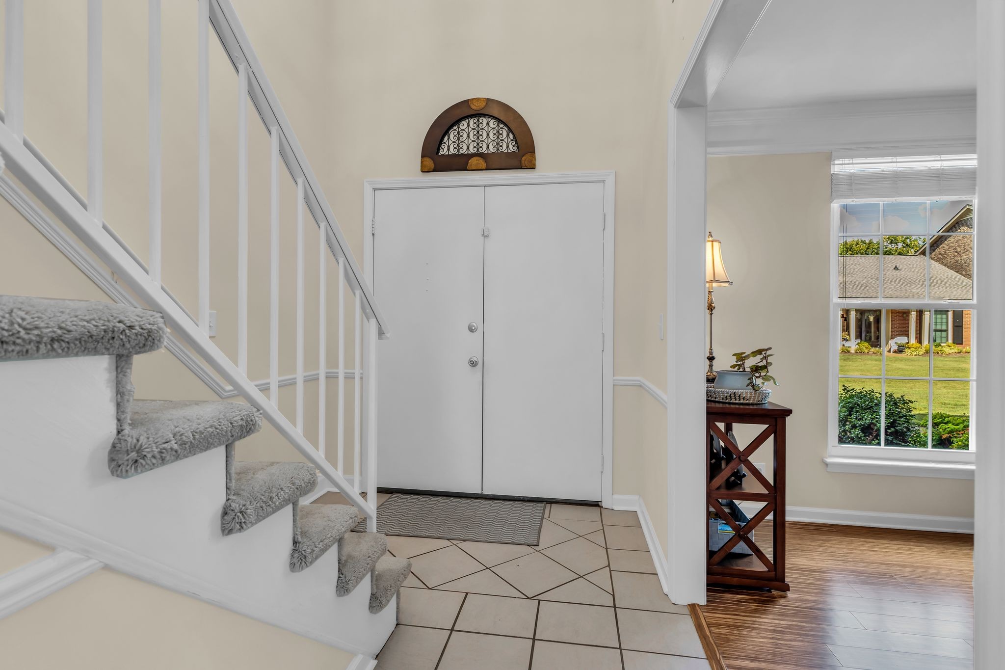 824 General George Patton Road Nashville, TN 37221 - Photo 7 of 35 a view of entryway with wooden floor and stairs