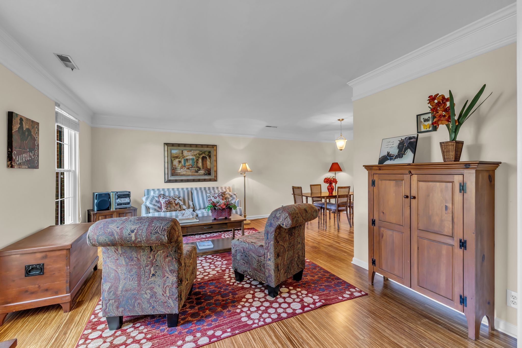 824 General George Patton Road Nashville, TN 37221 - Photo 8 of 35 a living room with furniture and wooden floor