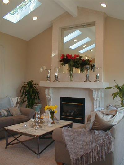 24 McCoy Road San Rafael, CA 94901 - Photo 3 of 12 a living room with furniture and a fireplace