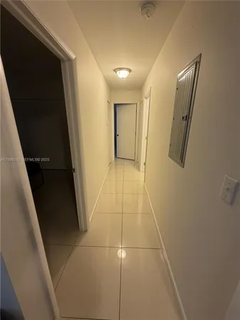 a view of hallway with stairs