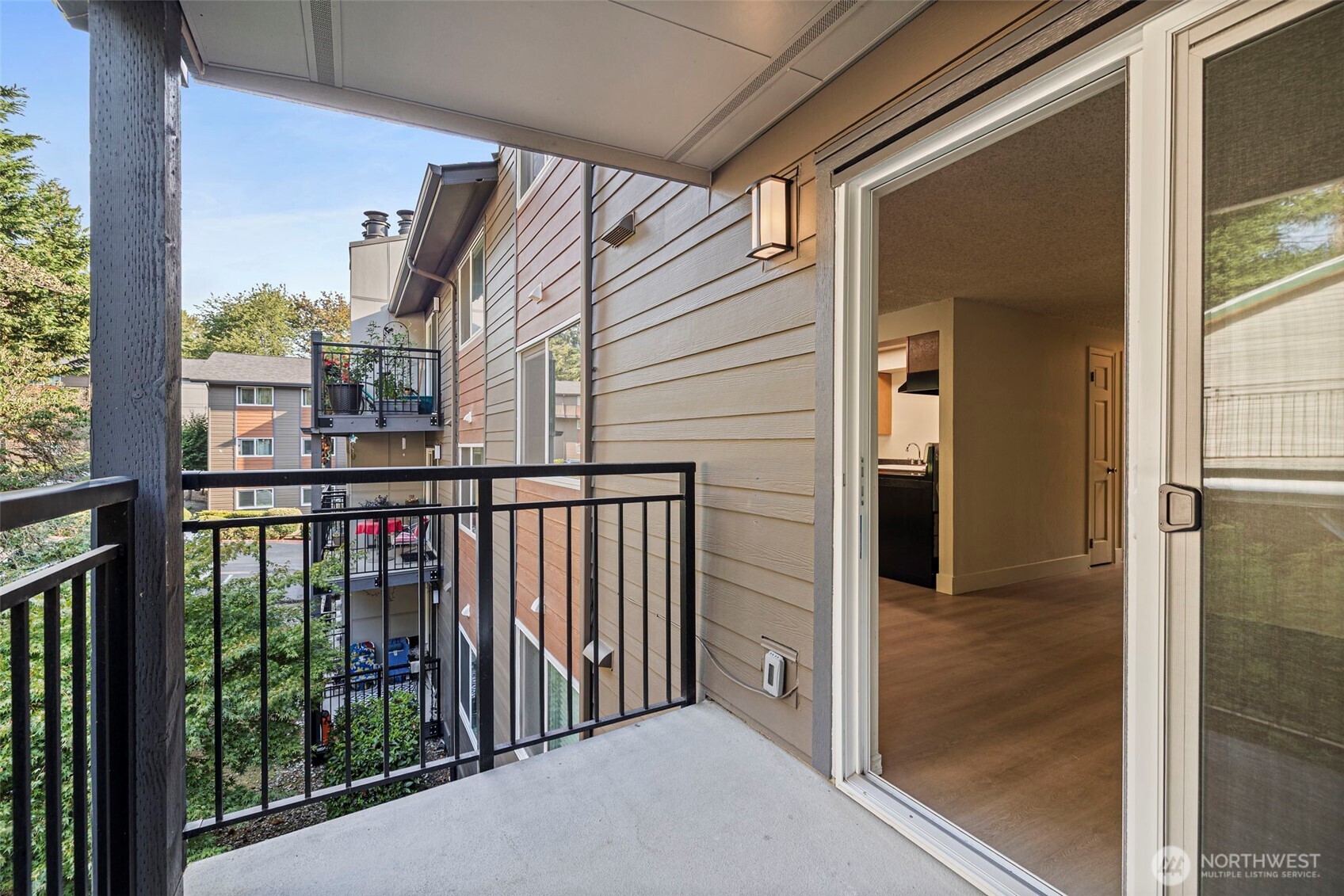 210 Southwest Clark Street, Unit A202 Issaquah, WA 98027 - Photo 21 of 28 a view of a balcony from a window