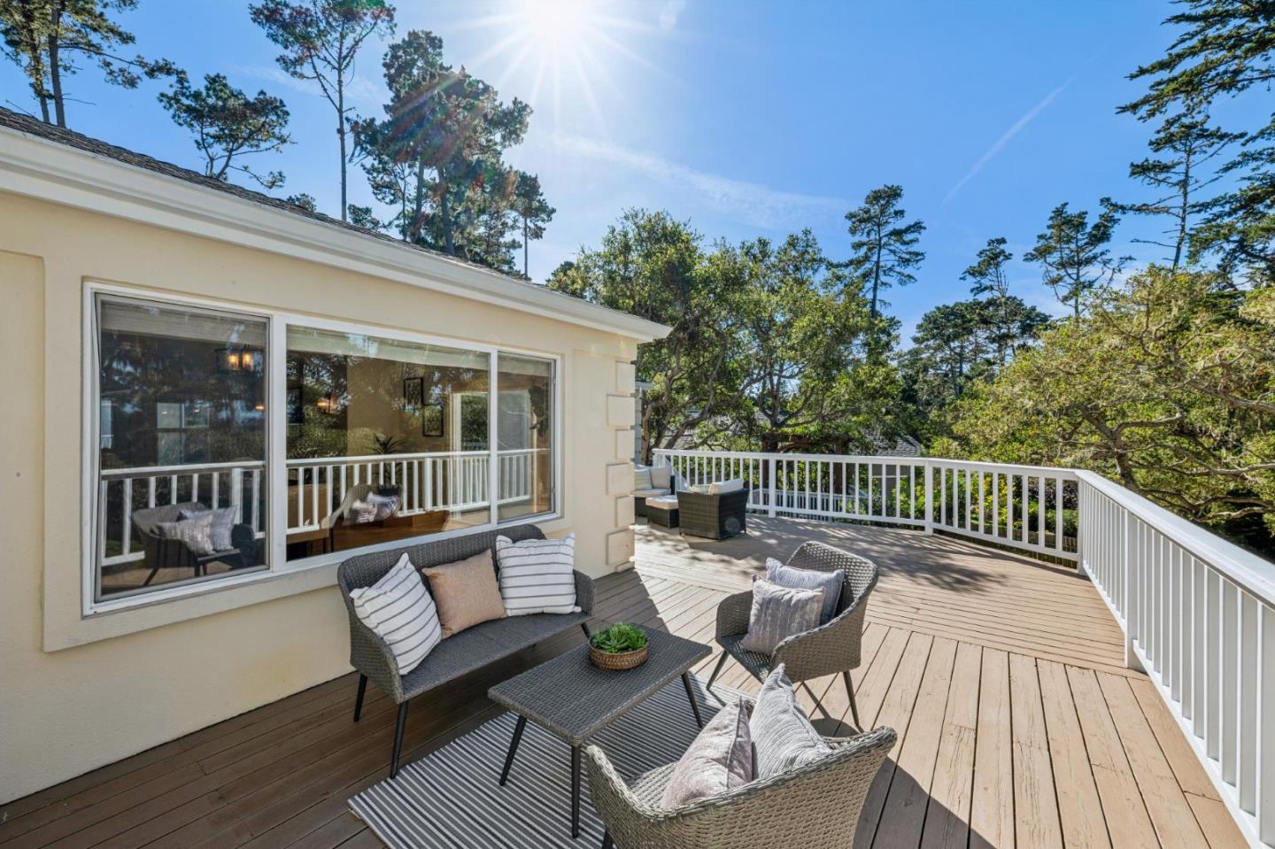 2905 Bird Rock Road Pebble Beach, CA 93953 - Photo 30 of 33 a view of a chairs and table on the wooden floor