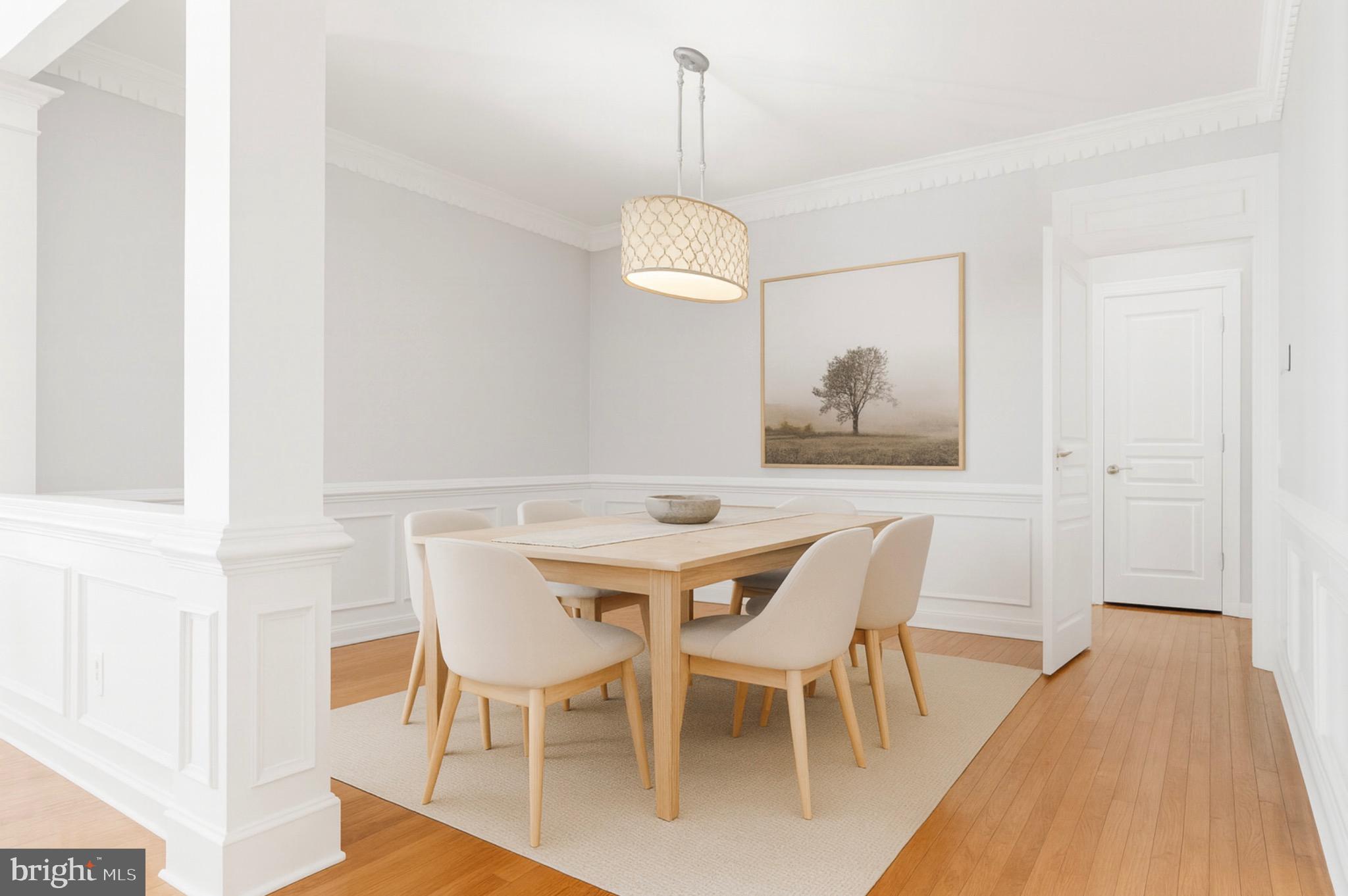302 Arthur Court Newtown Square, PA 19073 - Photo 6 of 57 Dining room virtually staged.