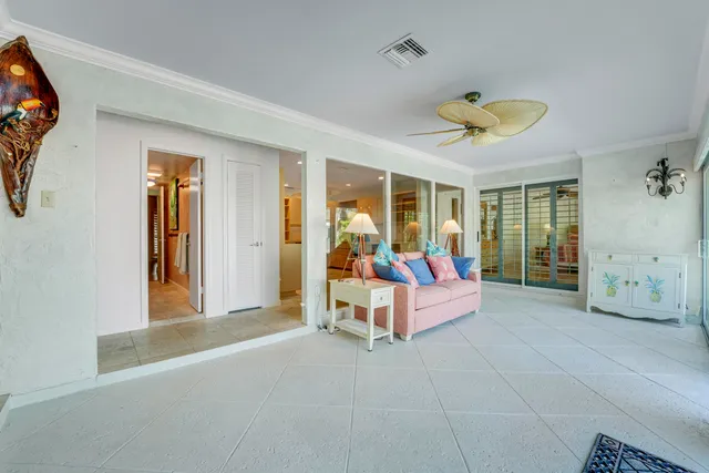 a living room filled with furniture