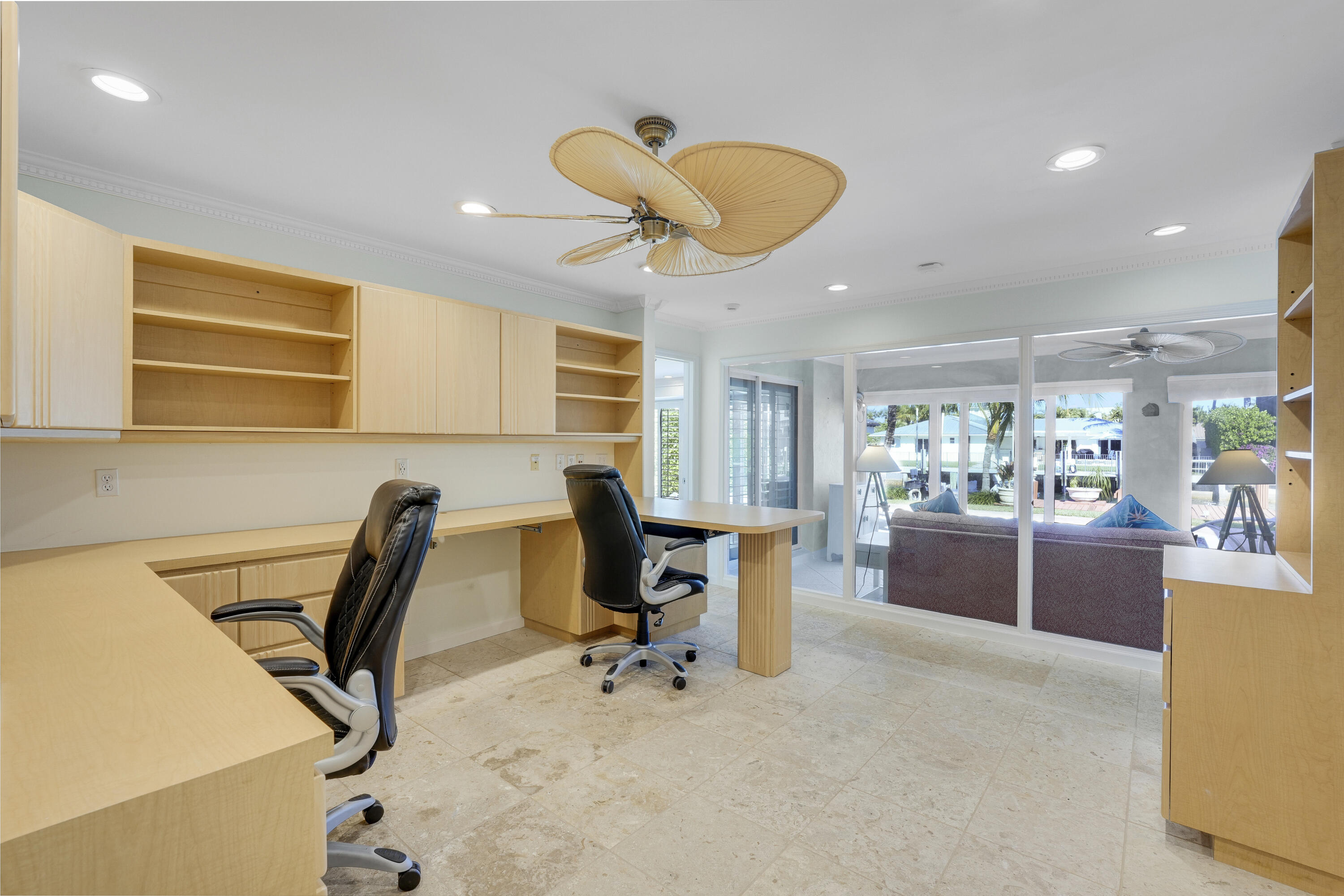 1080 Fairview Lane Singer Island, FL 33404 - Photo 34 of 51 a view of a workspace with furniture and a window