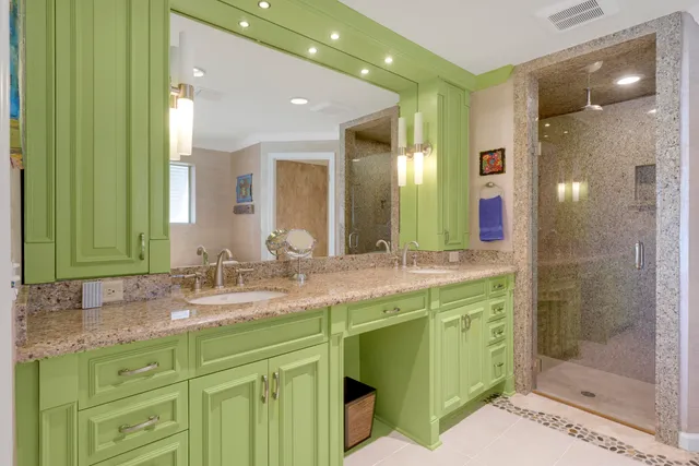 a bathroom with a bathtub and a toilet