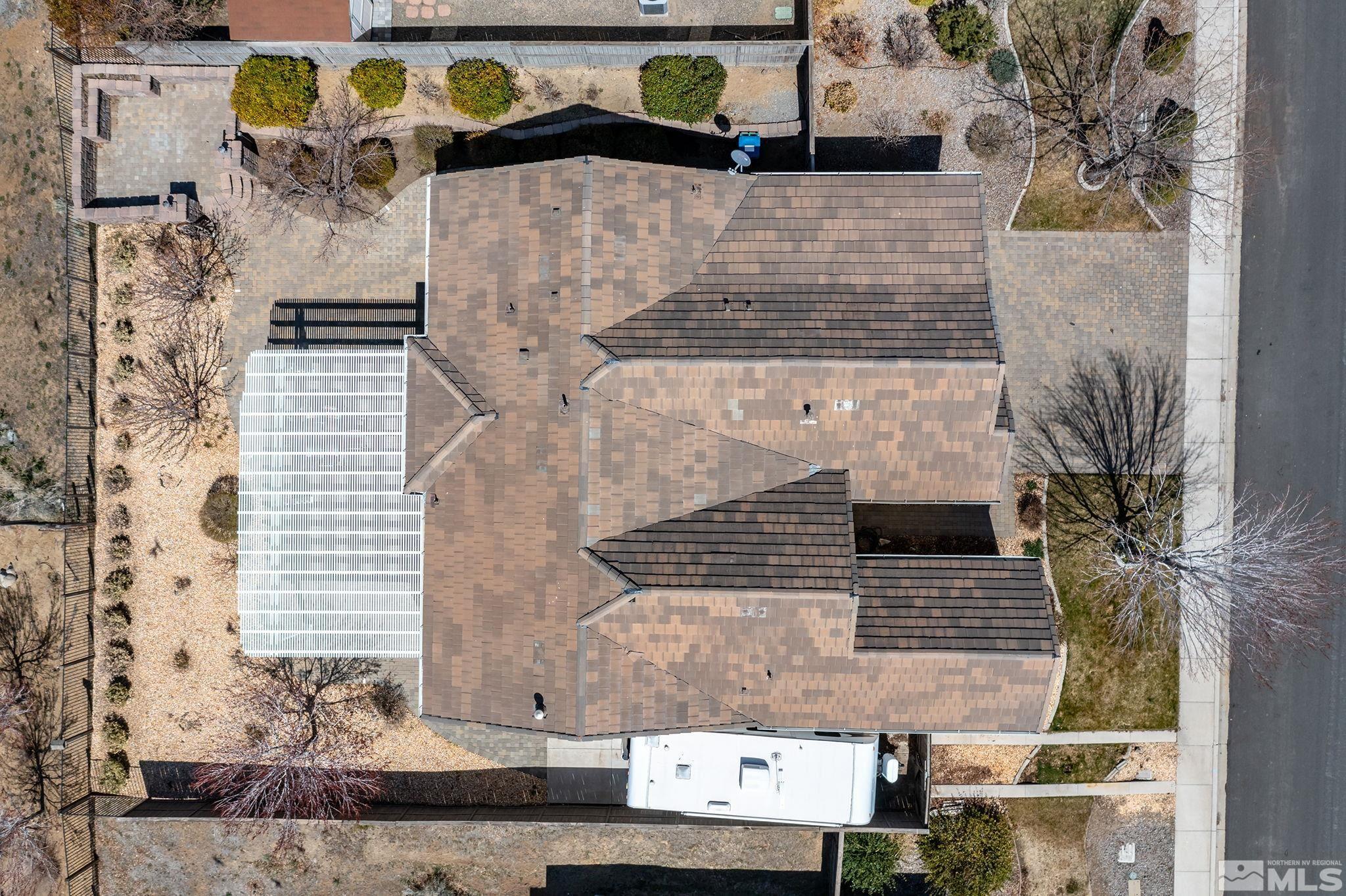 8115 Fire Opal Lane Reno, NV 89506 - Photo 38 of 40 an aerial view of a house with a yard