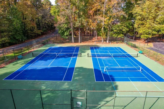 a view of a back yard