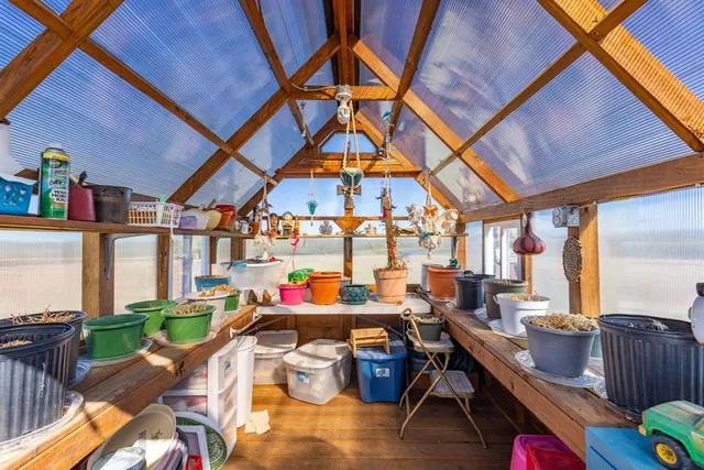 a living room filled with furniture