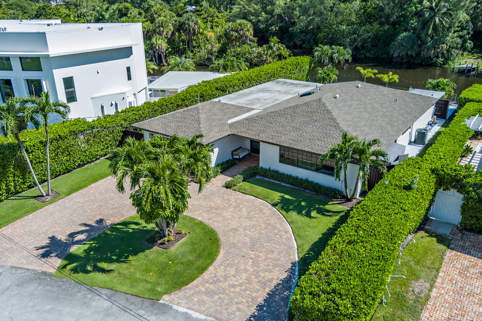 7730 Beta Circle Lake Clarke Shores, FL 33406 - Photo 47 of 50 an aerial view of a house