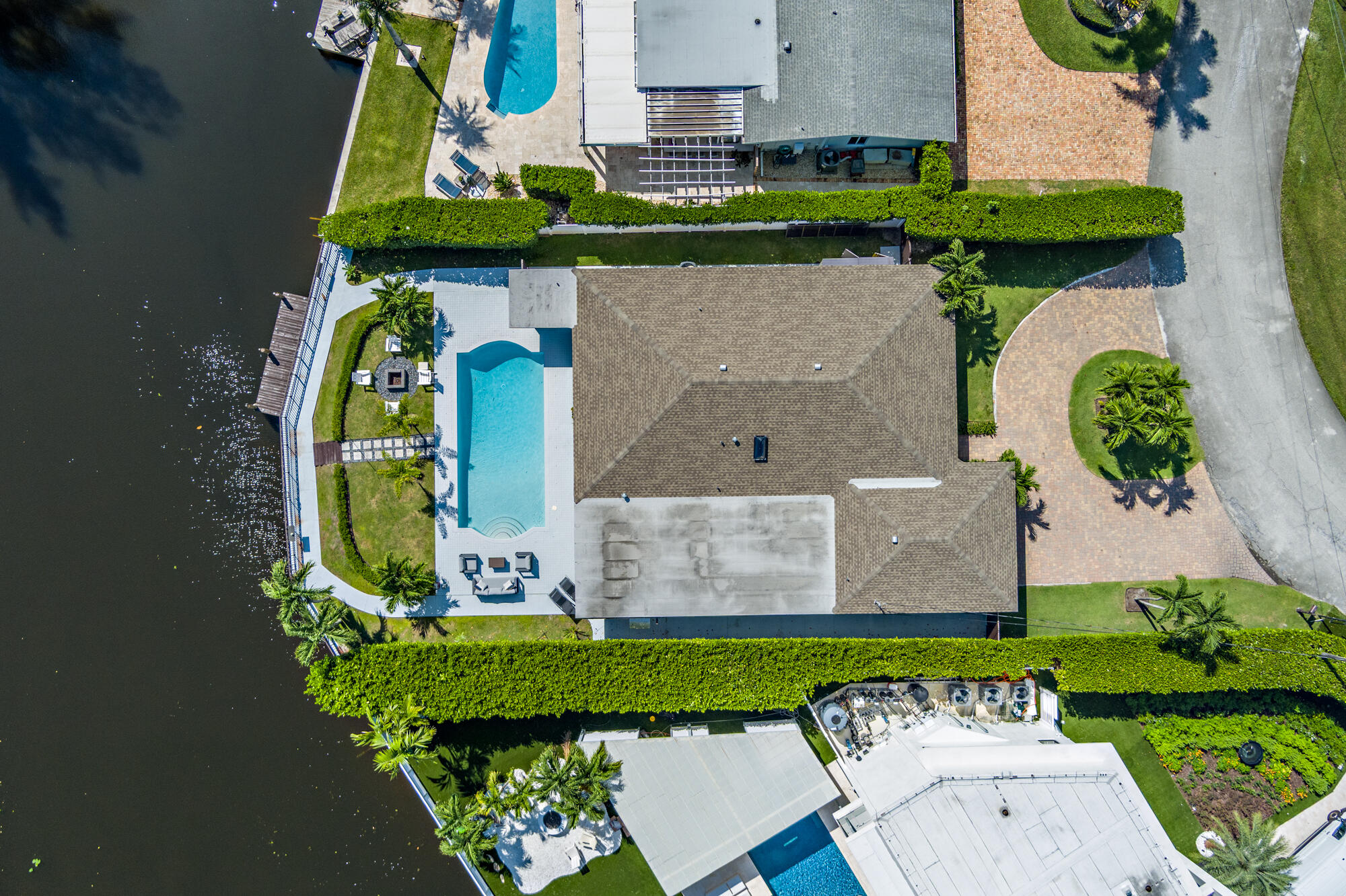 7730 Beta Circle Lake Clarke Shores, FL 33406 - Photo 7 of 50 an aerial view of a house having outdoor space