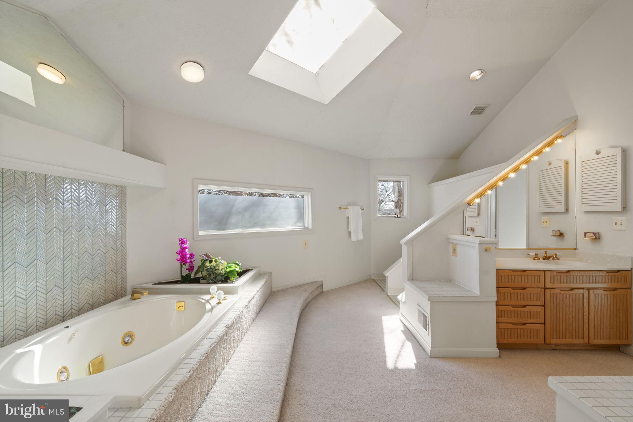 1537 Cedar Avenue McLean, VA 22101 - Photo 37 of 54 a bathroom with a tub sink and mirror