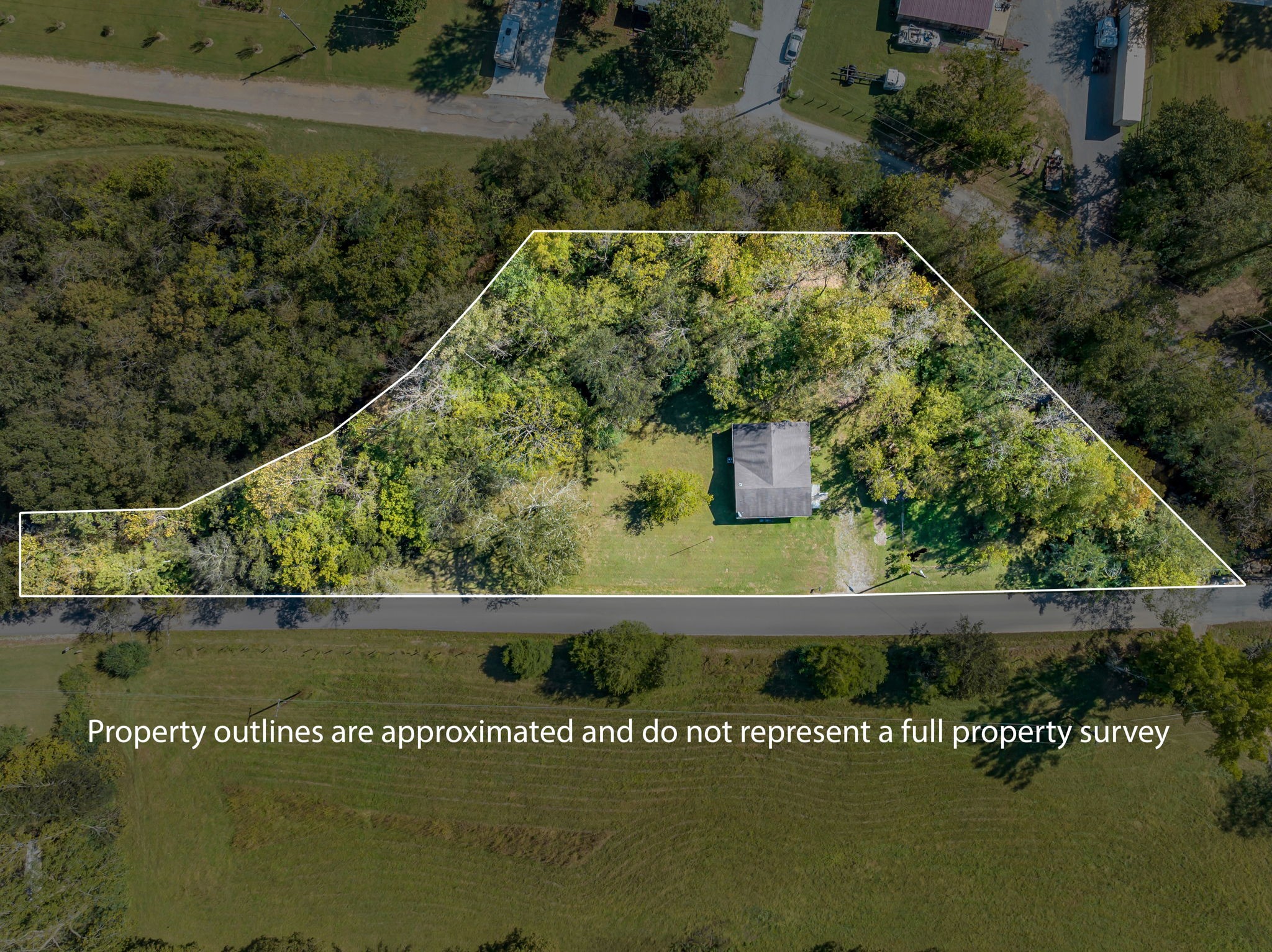 1297 Dry Creek Road Ashland City, TN 37015 - Photo 27 of 27 an aerial view of a house