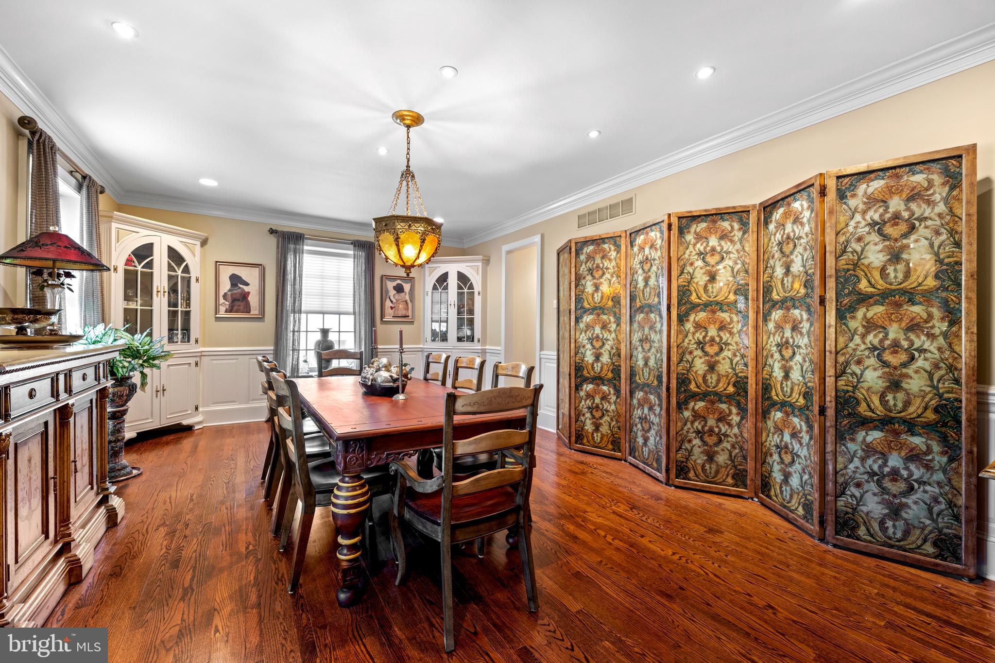 825 Hagys Ford Road Penn Valley, PA 19072 - Photo 21 of 45 a view of a dining room with furniture window and wooden floor