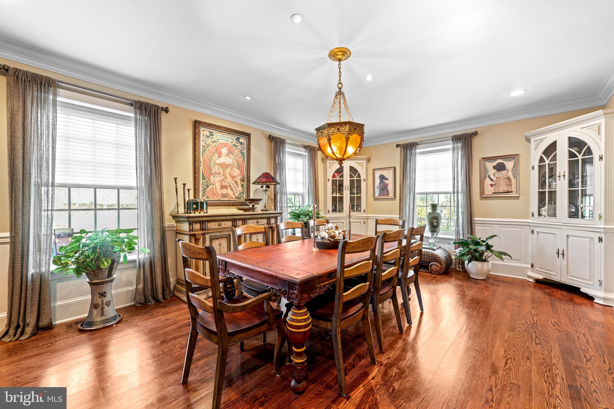 825 Hagys Ford Road Penn Valley, PA 19072 - Photo 22 of 45 a view of a dining room with furniture window and wooden floor