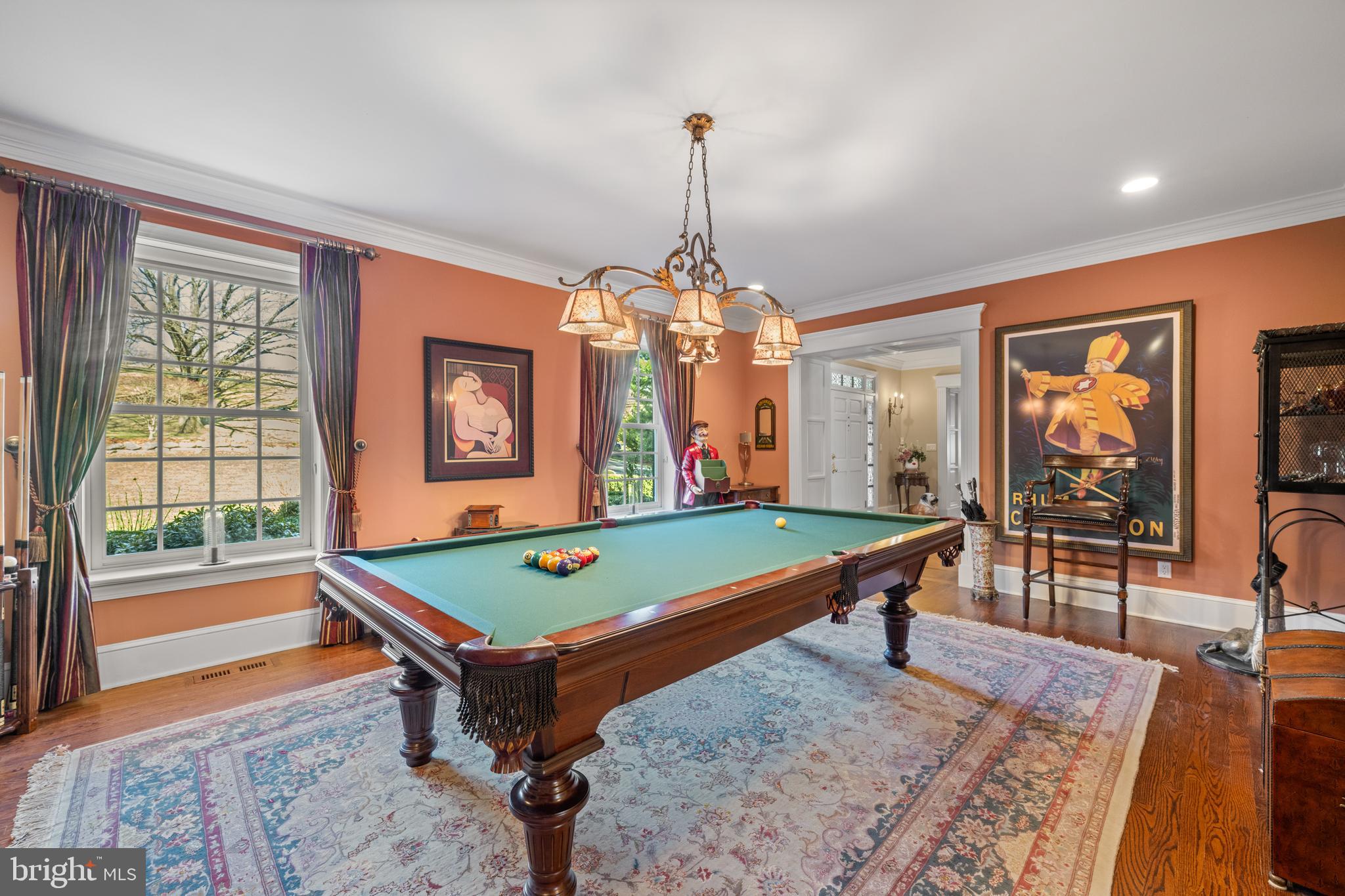 825 Hagys Ford Road Penn Valley, PA 19072 - Photo 24 of 45 a room with pool table and windows