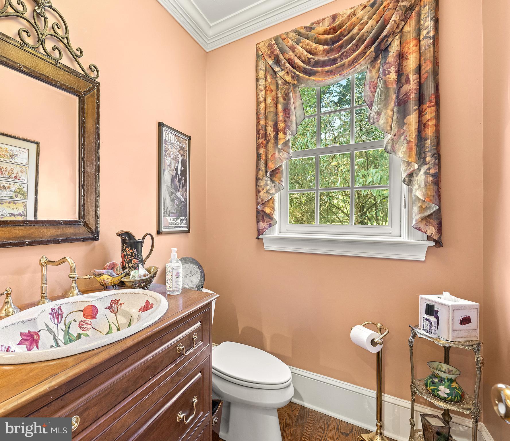 825 Hagys Ford Road Penn Valley, PA 19072 - Photo 26 of 45 a bathroom with a sink a toilet and a window