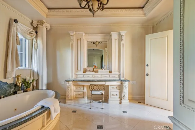 a bathroom with a double vanity sink a mirror and a shower