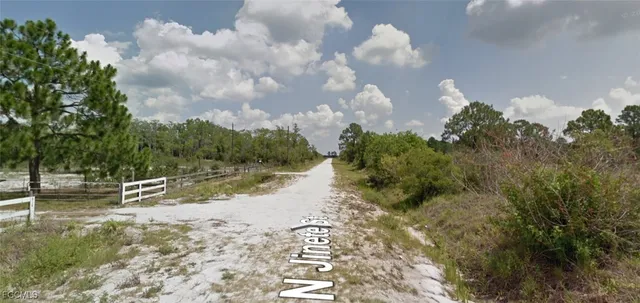a view of outdoor space with seating area