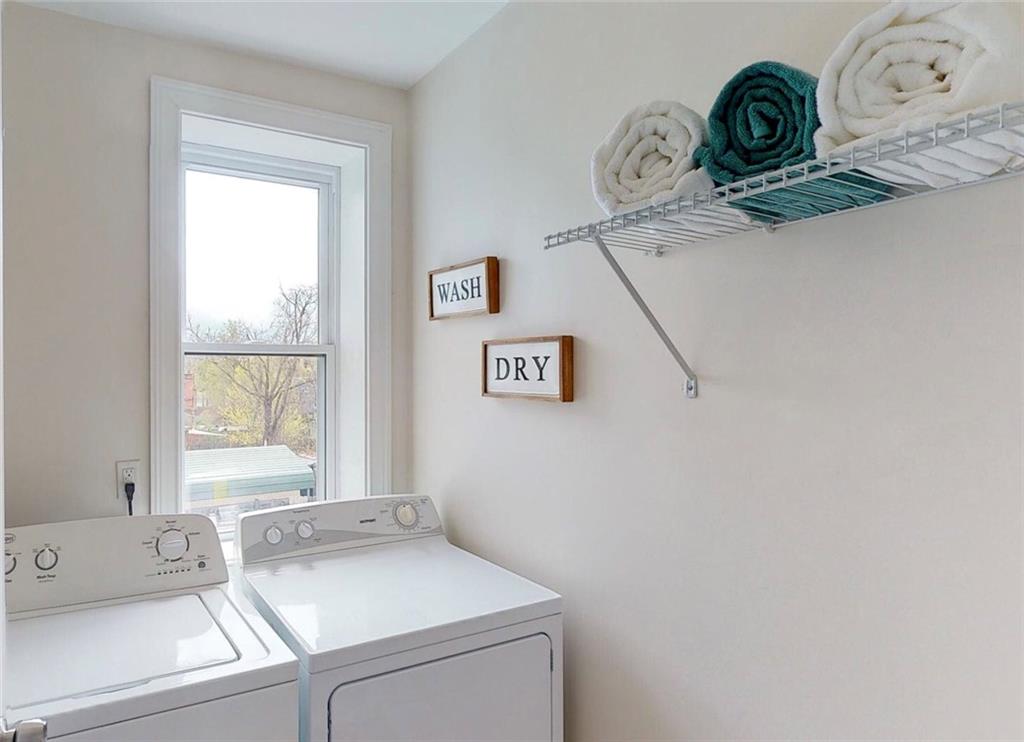1321 Reddour Street Pittsburgh, PA 15212 - Photo 17 of 21 a bathroom with a sink and a window
