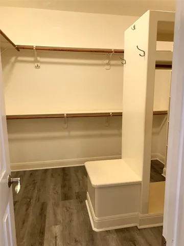 a view of walk in closet