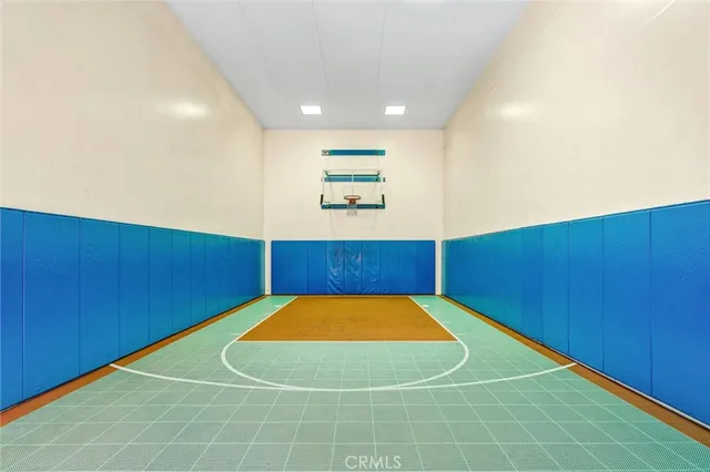 a view of parking garage