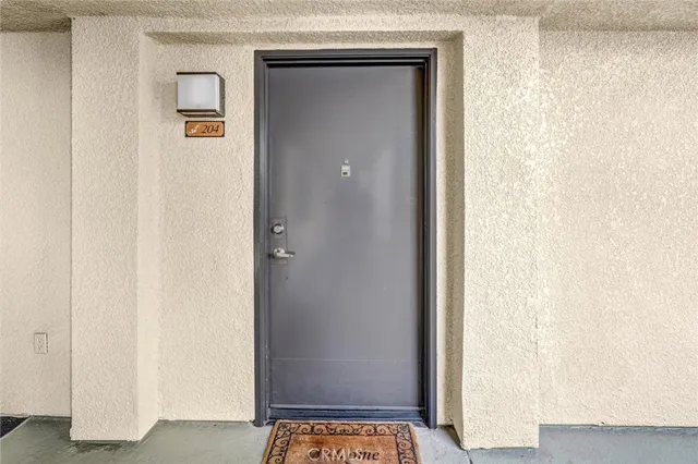 a view of front door