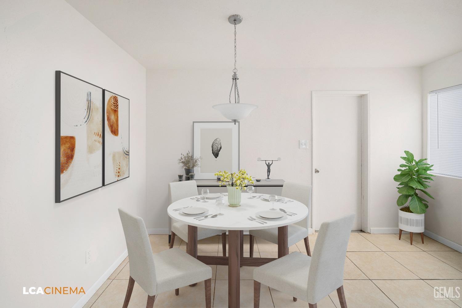 Undisclosed Address Earlimart, CA 93219 - Photo 17 of 18 a view of a dining room with furniture and wooden floor